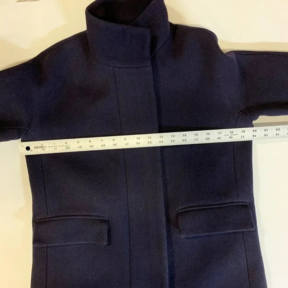 J.Crew Women's Stadium Cloth Nello‎ Gori Cocoon Wool Coat Jacket Size 2 - Picture 9 of 12